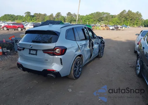 2022 BMW X3 xDrive30I из США, поврежденный, VIN 5UX53DP08N9L55946